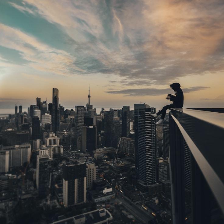 Sunset outdoors in Switzerland